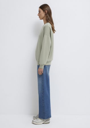 FEMEI - Bluza Verde Măslinie Oversize Femei