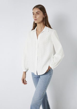 FEMEI - Mavi Camasa Alba Regular Femei