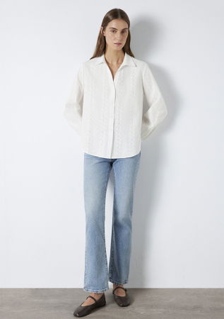 FEMEI - Mavi Camasa Alba Regular Femei