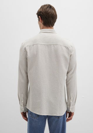 Camasi - Mavi Camasa Alba  Barbati