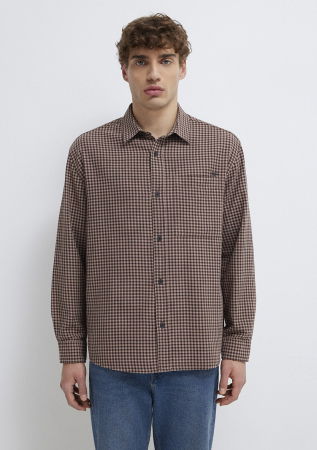 BARBATI - Camasa Rosie-Visinie Loose Barbati