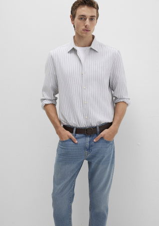 МУЖЧИНЫ - Mavi Рубашка Gri Regular