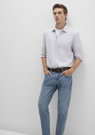 МУЖЧИНЫ - Mavi Рубашка Gri Regular