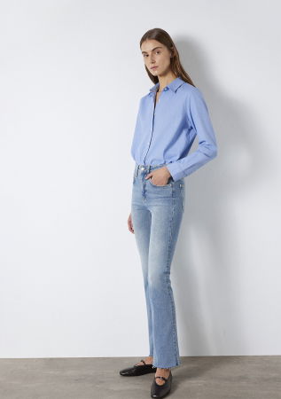 FEMEI - Camasa Albastra Regular Femei
