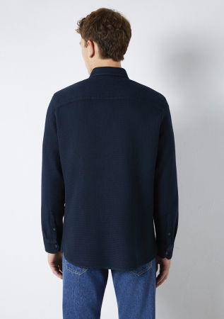 BARBATI - Mavi Camasa Navy Regular Barbati