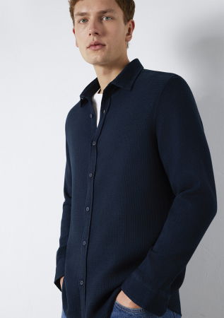 BARBATI - Mavi Camasa Navy Regular Barbati