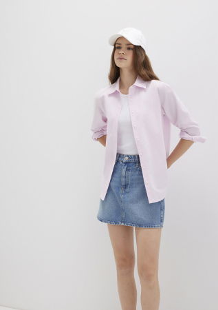 Camasi - Mavi Camasa Roz Deschis Regular Femei