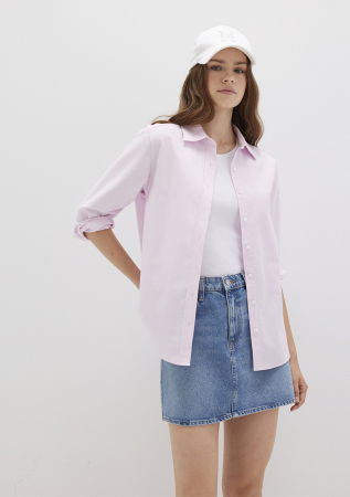 Camasi - Mavi Camasa Roz Deschis Regular Femei