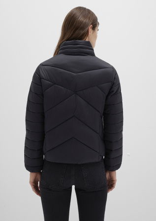 Geci si Jachete - Mavi Geaca Neagra Slim Femei