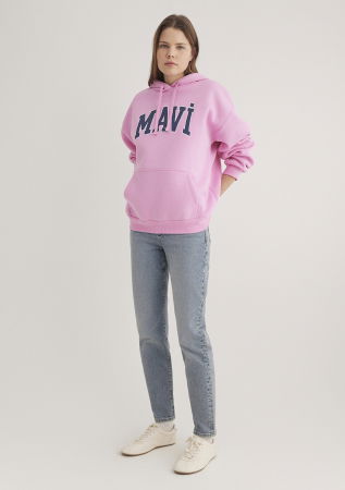 IMBRACAMINTE - Mavi Hanorac Lila Oversize Femei