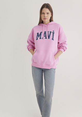 FEMEI - Mavi Hanorac Lila Oversize Femei