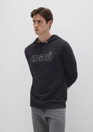 BARBATI - Mavi Hanorac Negru Regular Barbati