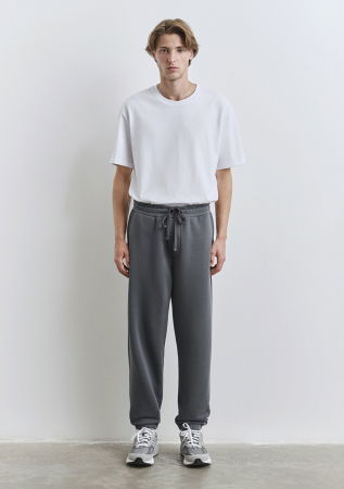 BARBATI - Mavi Pantaloni Gri Inchis Loose Barbati