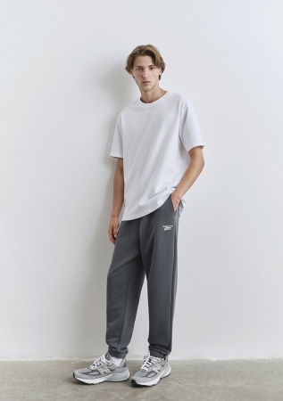 BARBATI - Mavi Pantaloni Gri Inchis Loose Barbati