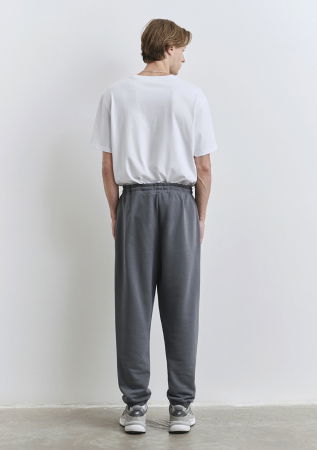 Pantaloni - Pantaloni Gri Inchis Loose Barbati