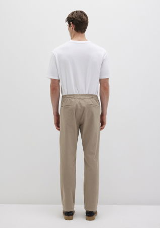 Pantaloni - Pantaloni Bej Slim Straight Barbati