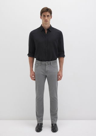 IMBRACAMINTE - Mavi Pantaloni Gri Deschis Slim Straight Barbati