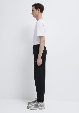 Pantaloni - Pantaloni Negri Loose Barbati