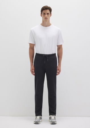 Pantaloni - Mavi Pantaloni Negri Regular Straight Barbati