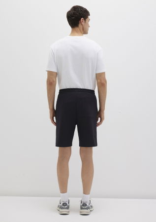 Pantaloni Scurti - Mavi Pantaloni Scurti Negri Slim Straight Barbati