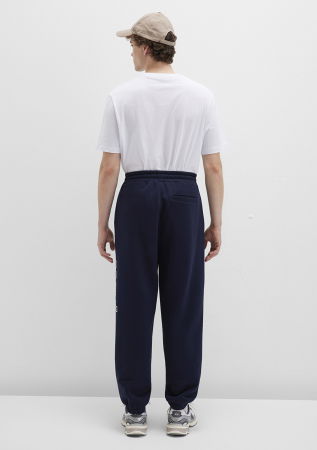 Pantaloni - Mavi Pantaloni Navy Loose Barbati