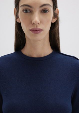 Mavi Свитер С Коротким Рукавом Navy Fitted [6]