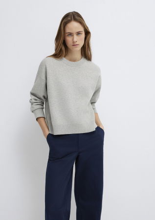 FEMEI - Mavi Pulover Bej Loose Femei