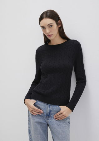 Pulovere si Cardigane - Mavi Pulover Negru  Femei