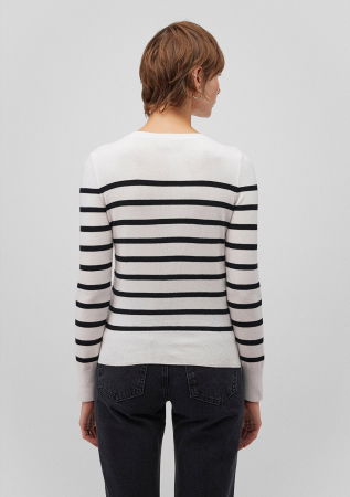 Pulovere si Cardigane - Mavi Pulover Alb Slim Femei