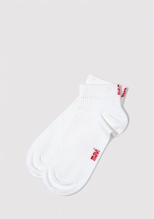 ACCESORII - Mavi Set Sosete Albe  Barbati