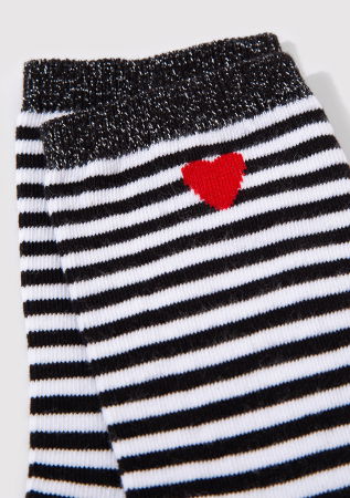 FEMEI - Sosete Negre/Rosii Femei