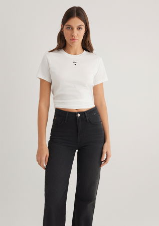 Tricouri si Topuri - Mavi Tricou Alb  Femei