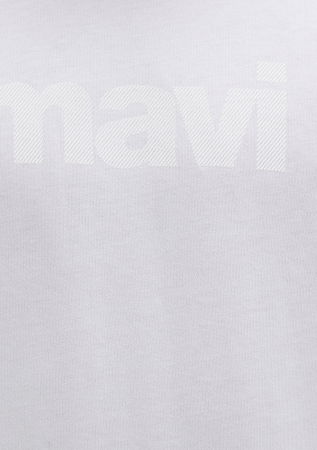 Mavi Tricou Alb Loose Barbati [5]