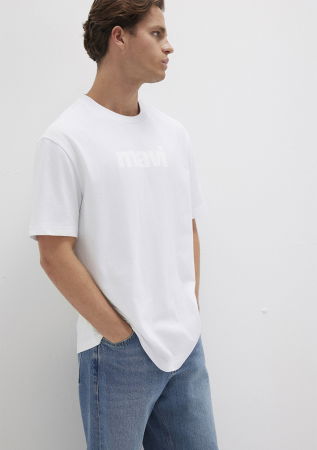 IMBRACAMINTE - Mavi Tricou Alb Loose Barbati