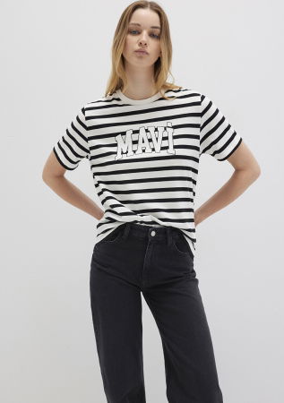 FEMEI - Tricou Alb Regular Femei