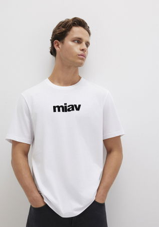 IMBRACAMINTE - Mavi Tricou Alb Regular Barbati