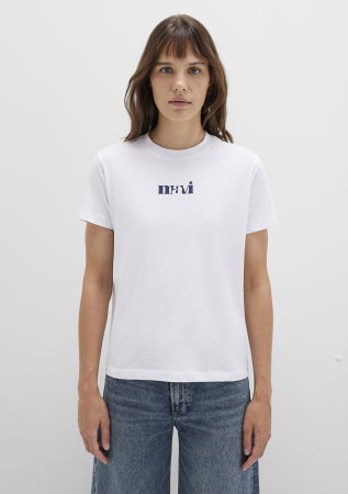 FEMEI - Tricou Alb Regular Femei