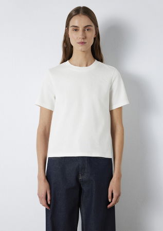 FEMEI - Mavi Tricou Alb Slim Femei