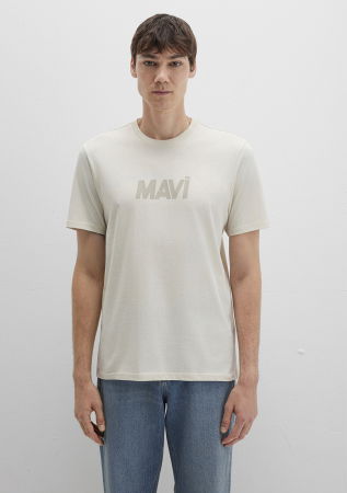 IMBRACAMINTE - Mavi Tricou Bej Regular Barbati