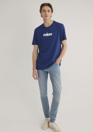IMBRACAMINTE - Mavi Tricou Albastru Regular Barbati