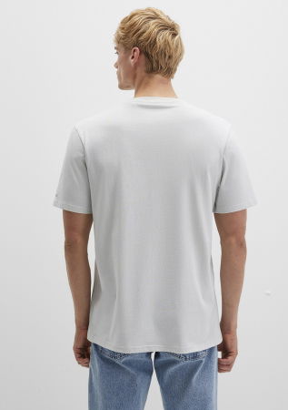 BARBATI - Mavi Tricou Gri Deschis Regular Barbati