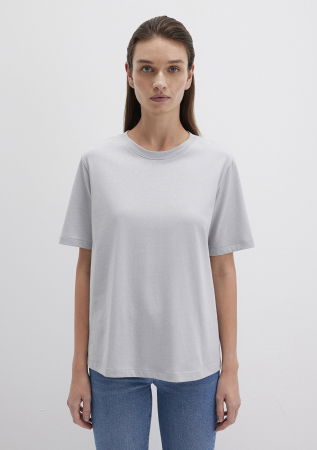 FEMEI - Mavi Tricou Gri Deschis Regular Femei