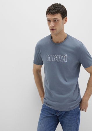 IMBRACAMINTE - Mavi Tricou Albastru Slim Barbati