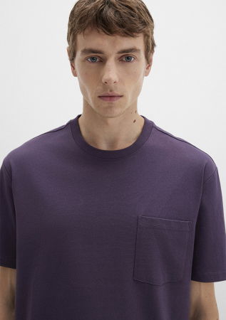 Mavi Tricou Lila Loose Barbati [5]