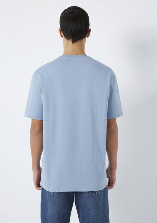 BARBATI - Tricou Albastru Loose Barbati