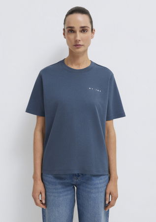 FEMEI - Tricou Albastru Regular Femei