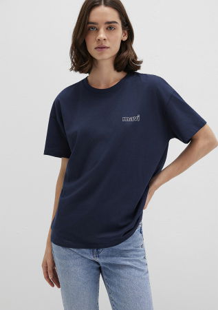 FEMEI - Tricou Navy Loose Femei