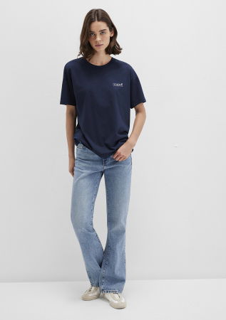 FEMEI - Tricou Navy Loose Femei