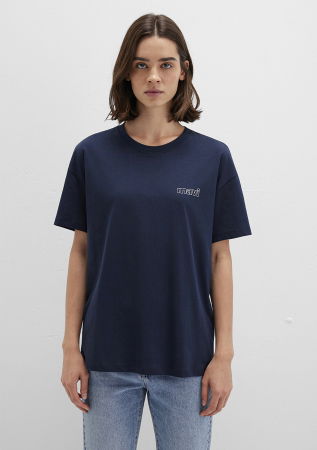 FEMEI - Tricou Navy Loose Femei