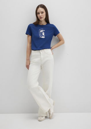 Футболки и Топы - Mavi Футболка Navy Semi Slim